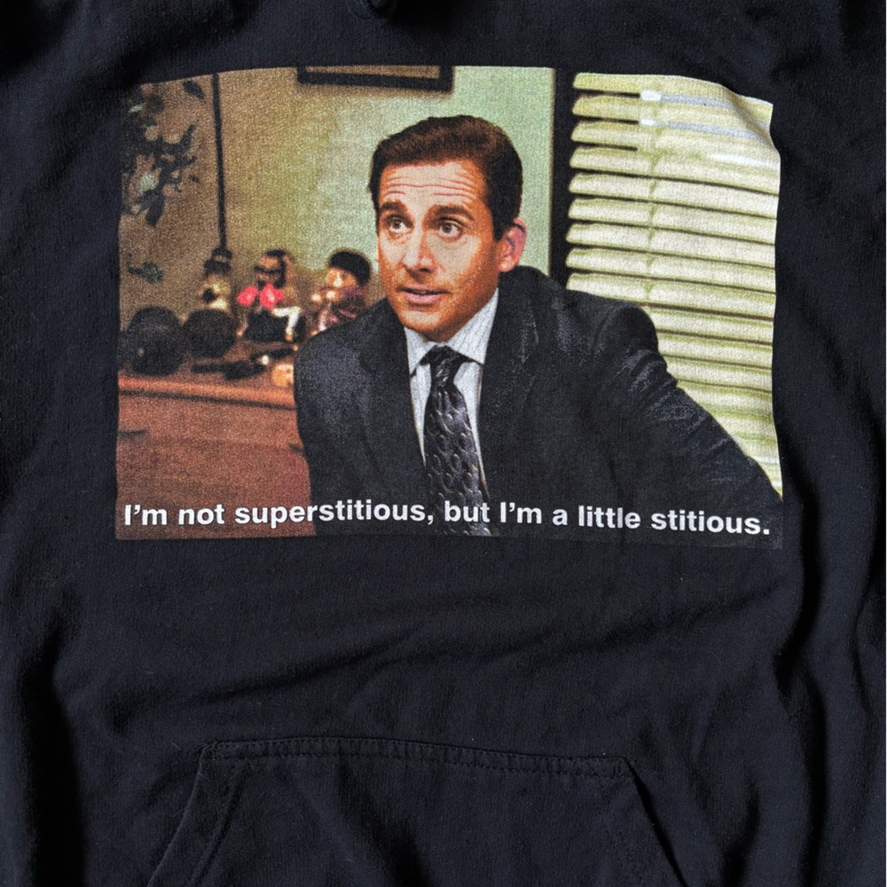 The Office Black Graphic Hoodie - Picture 2 of 4